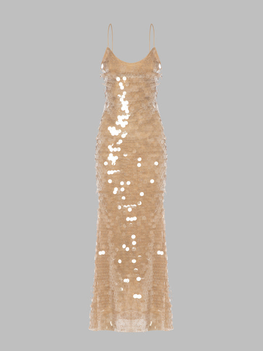 ASHLY Sequin Maxi Dress