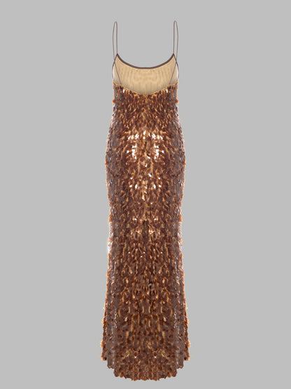 ALICE Sequin Maxi Dress