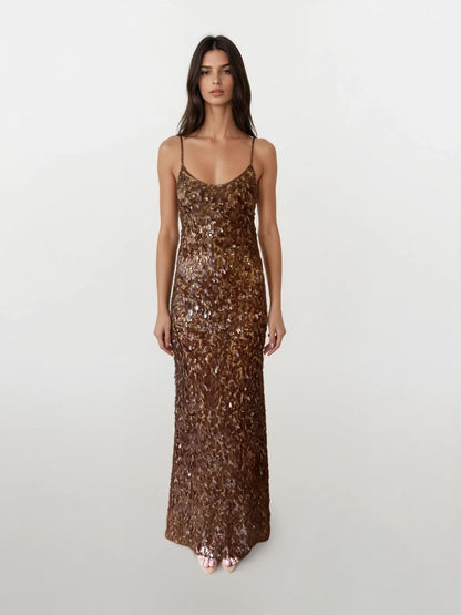 ALICE Sequin Maxi Dress
